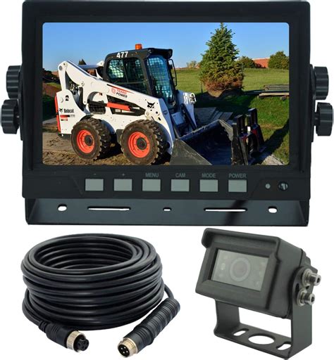 skid steer rear view|skid steer camera system.